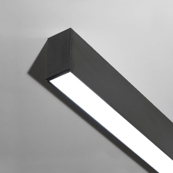 Perfil Lineal LED Dyna 2400 mm Negro - Imagen 2