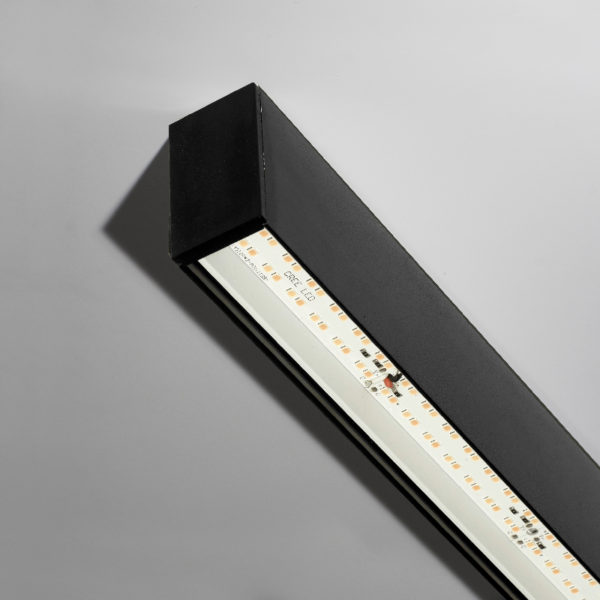 Perfil Lineal LED Dyna 2400 mm Negro - Imagen 4