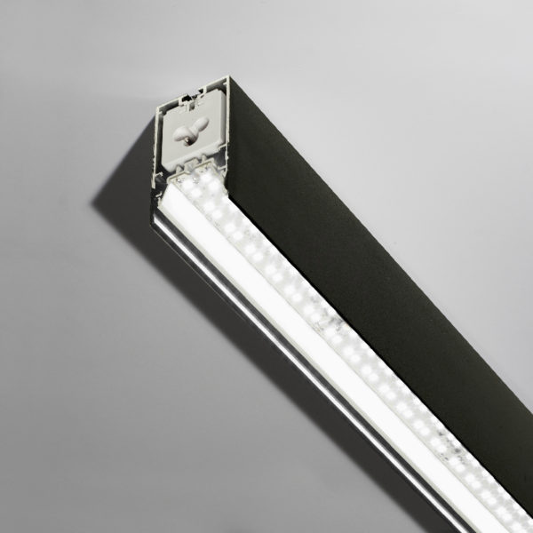 Perfil Lineal LED Dyna 2400 mm Negro - Imagen 3