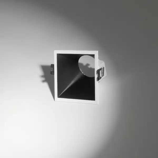Spot De Embutir Uki1 Blanco y Negro - Imagen 2
